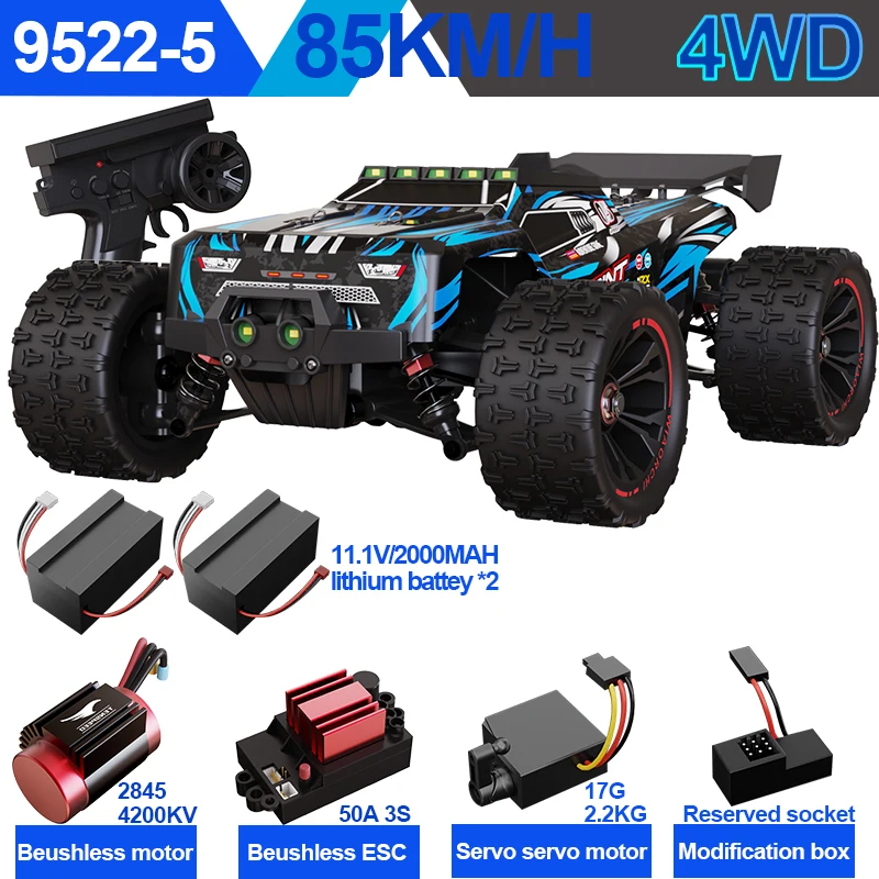 Rc Hobby Grade Car - SCY9522PRO 85KM/H Szybki Samochód RC Bezszczotkowy
