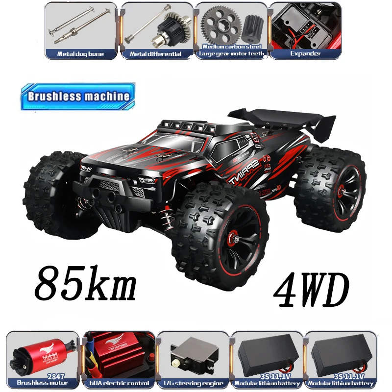 Rc Hobby Grade Car - 1:14 85KM/H lub 50KM/H 4WD RC