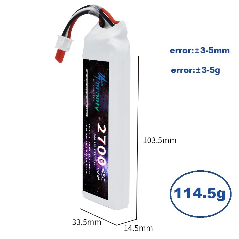 1/3PCS 2S 7.4V Lipo Battery 27 – Rc Hobby Grade Car recenzja i cena
