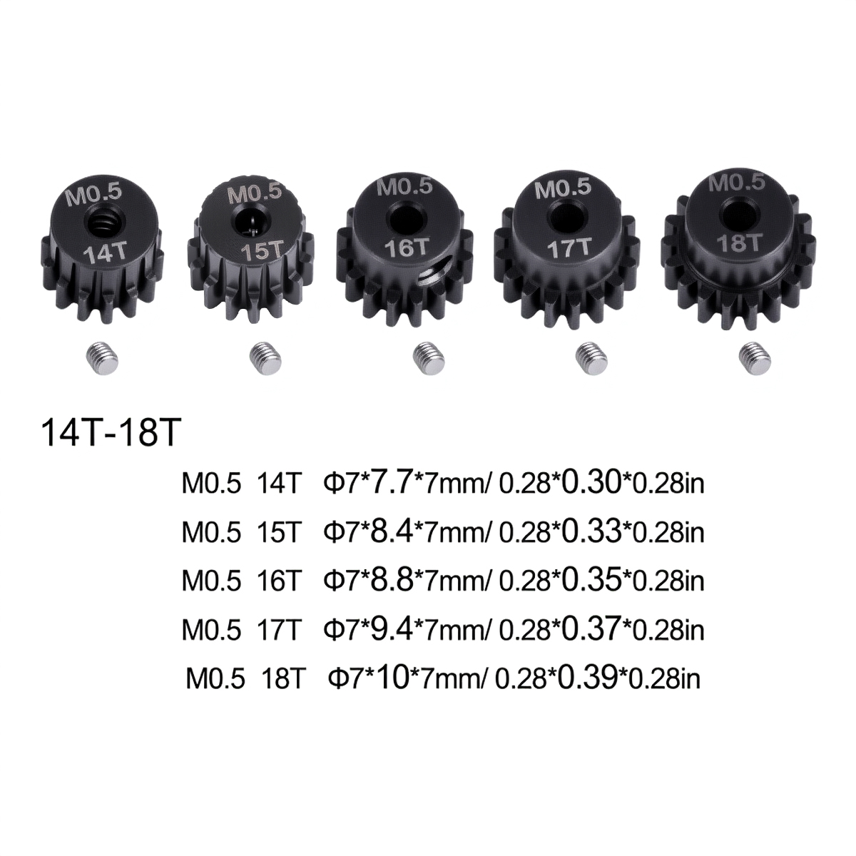 Zębatka metalowa M0.5 2mm, 14T – Rc Hobby Shops recenzja i cena