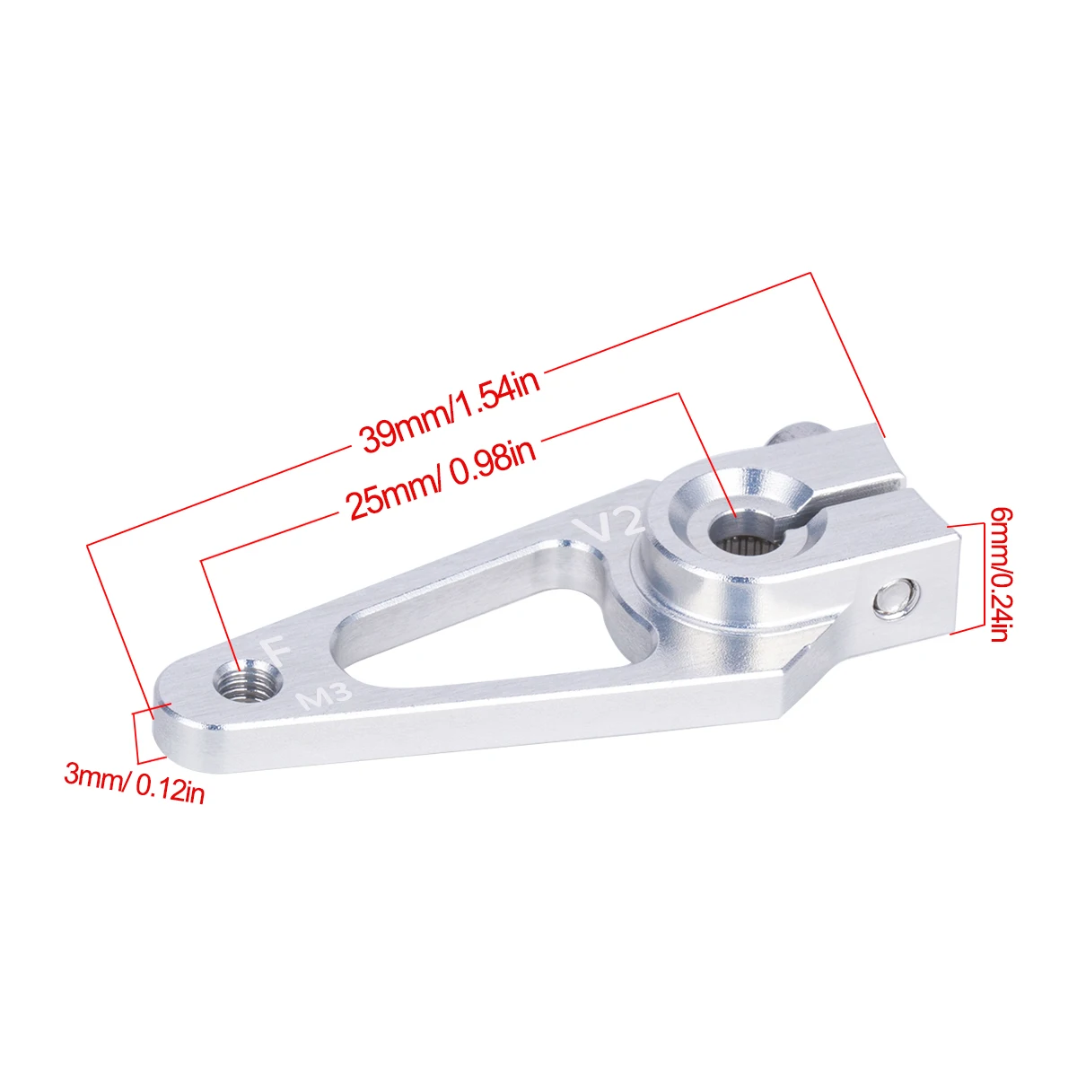 Ramię serwa 39mm M3 7075 z alu – Rc Hobby Shops recenzja i cena